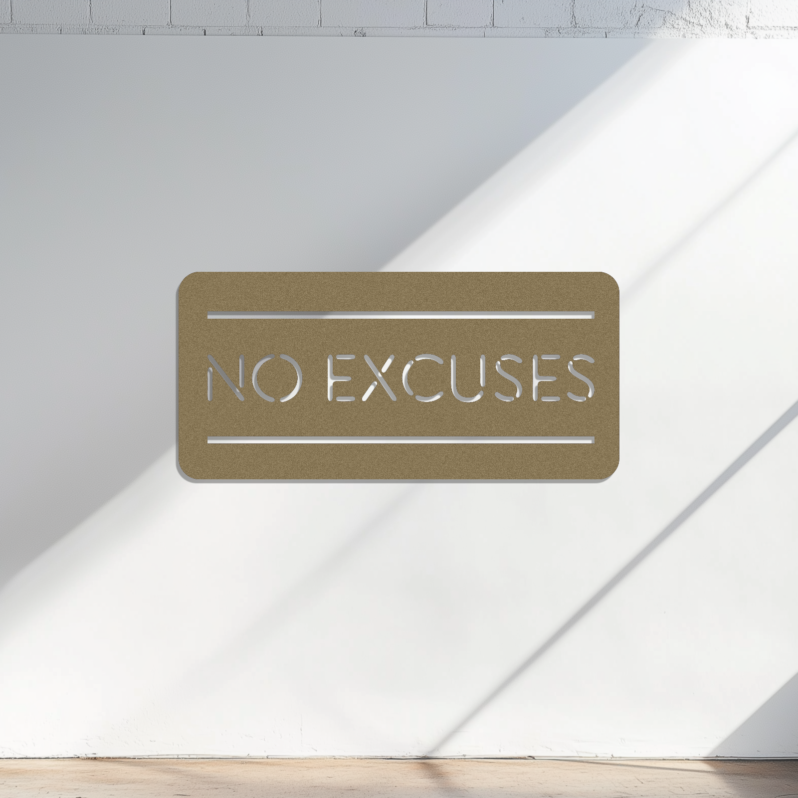 No Excuses