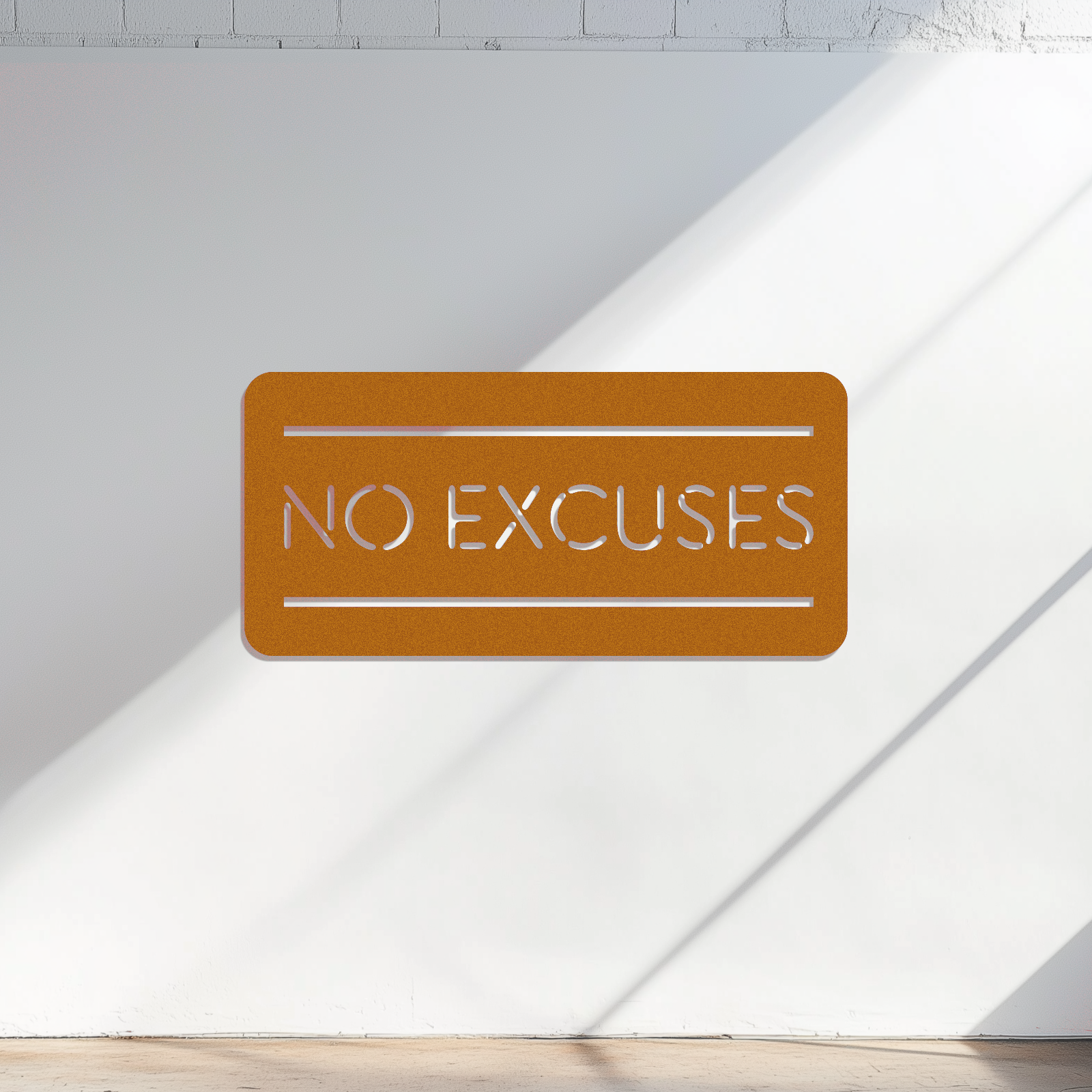 No Excuses
